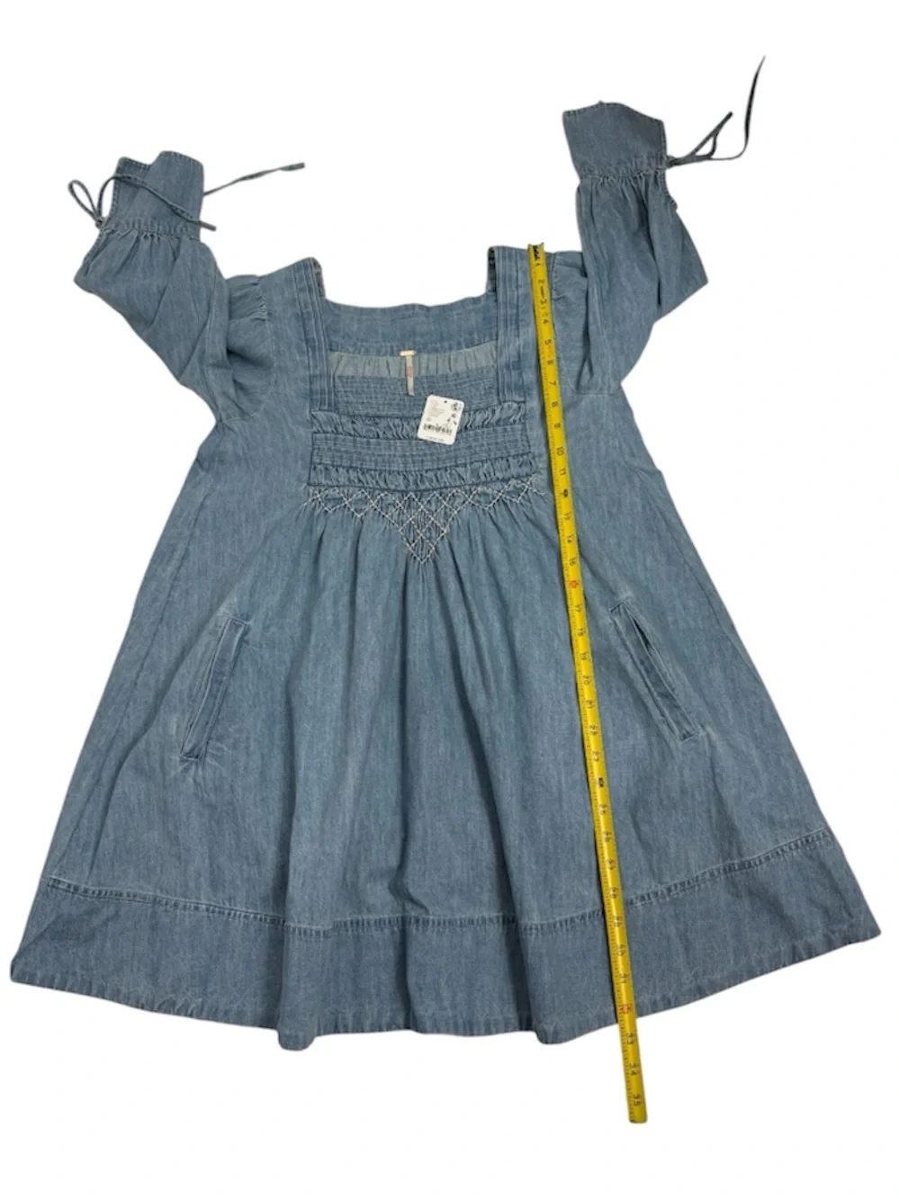 Free People Sonora Denim Mini Dress, Size XSMALL
